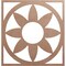 Ekena Millwork Blume Wood Fretwork Pierced Ceiling Medallion, Wood (Paint Grade), 20"OD x 7"ID x 3/8"T CMWP20X20X0375BLMF - alternate 1